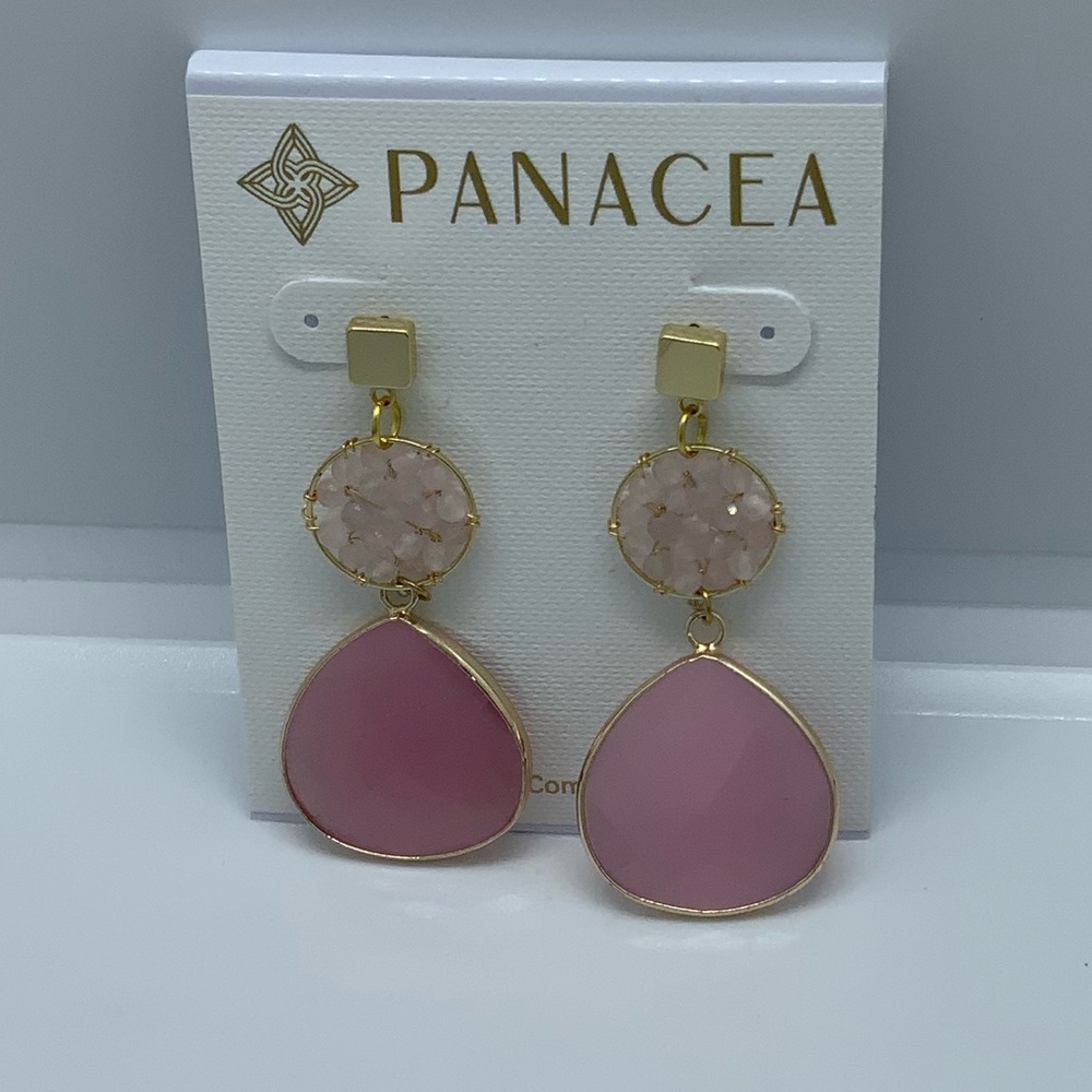 Panacea Crystal Drop Earrings - Picture 10 of 10